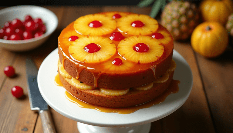 Step-by-Step Two-Layer Pineapple Upside Down Cake Guide Two-Layer Pineapple Upside Down Cake