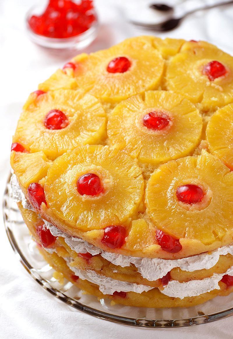 Two-Layer Pineapple Upside Down Cake
